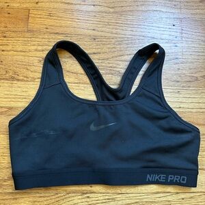 Nike women’s black sports bra